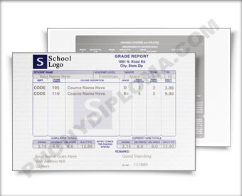 Fake Report Card Design 1 RptCrd 1
